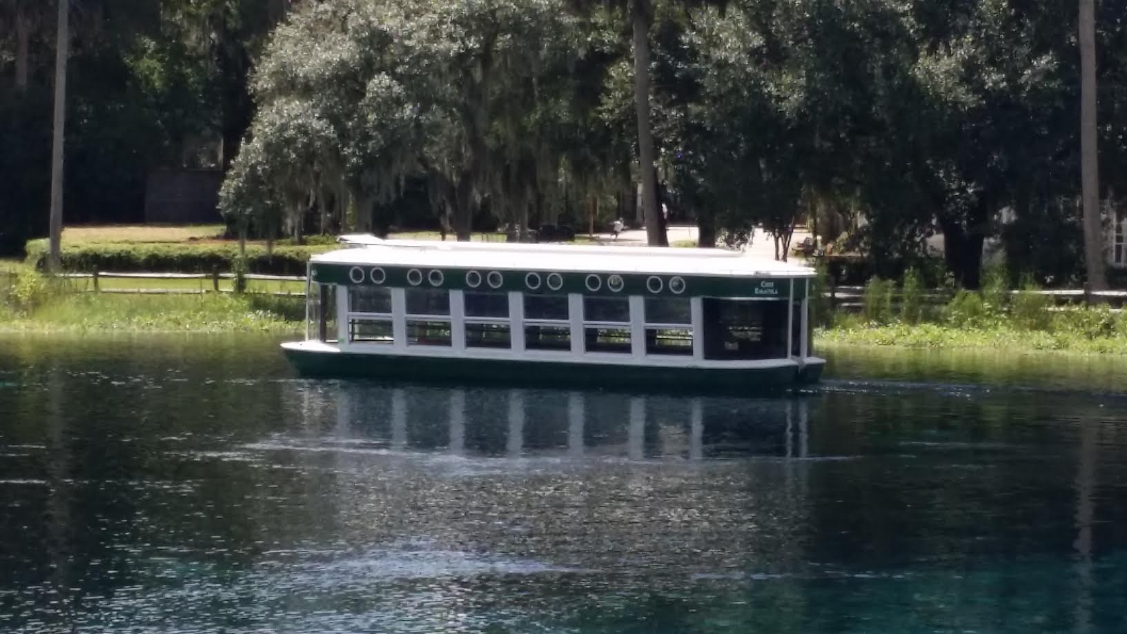 Famous Glass Bottom Boat at Silver Springs in Florida